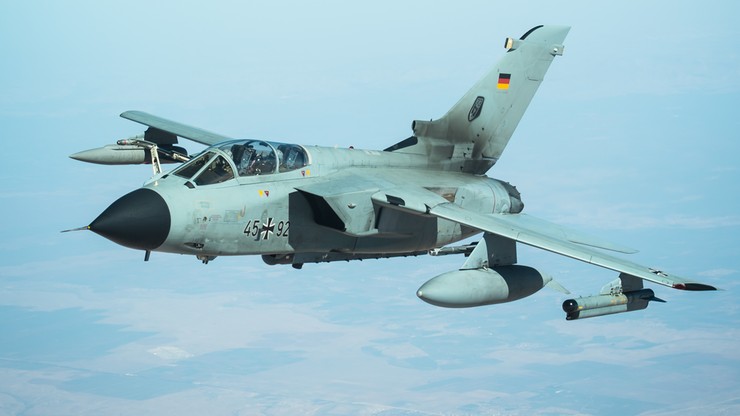 Od myśliwca Bundeswehry odpadły dwa zbiorniki paliwa