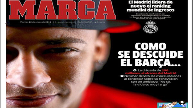 Hiszpańskie media: Neymar w Realu Madryt?