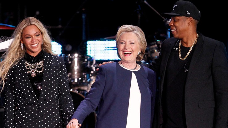 Beyonce i Jay-Z pomagają Clinton na finiszu kampanii