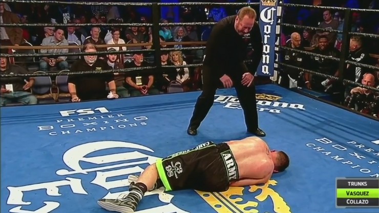 Collazo sierpowym brutalnie znokautował Vasqueza! (WIDEO)