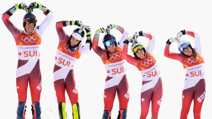 Pjongczang 2018: Szwajcarscy narciarze alpejscy najlepsi drużynowo