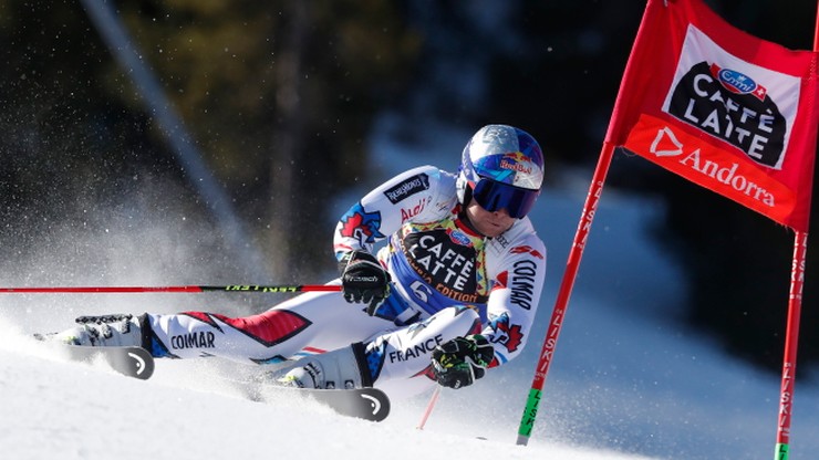 Alpejski PŚ: Pinturault wygrał slalom gigant w Soldeu