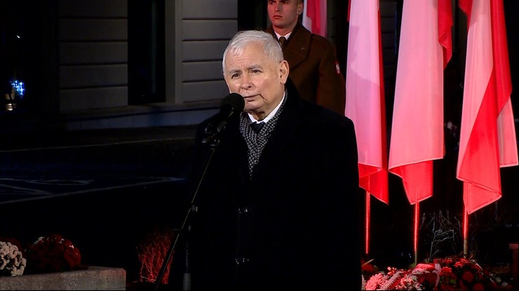 Warszawa. Jarosław Kaczyński: czas, w którym odzyskiwaliśmy niepodległość był czasem trudnej walki