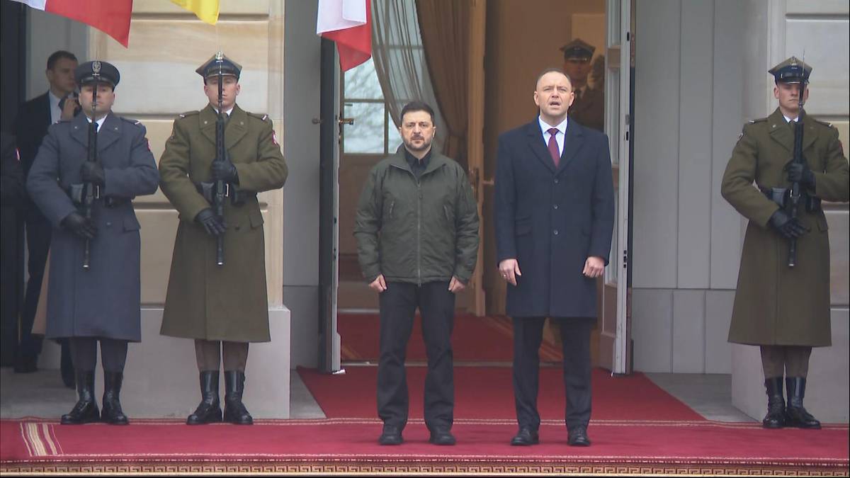 Wołodymyr Zełenski z wizytą w Polsce. Powitał go Karol Nawrocki