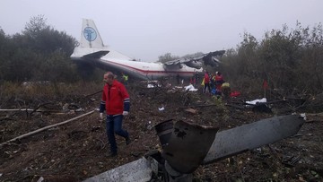 Pięć ofiar awaryjnego lądowania samolotu na Ukrainie. Zostały zgniecione przez przewożony ładunek