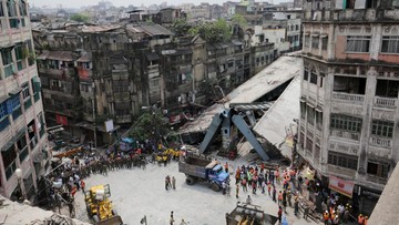 Indie: zatrzymano pięć osób z firmy budującej estakadę w Kalkucie