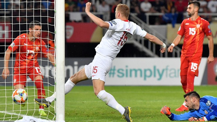 Polska wygrała w Skopje z Macedonią Północną 1:0 w meczu eliminacji piłkarskich mistrzostw Europy