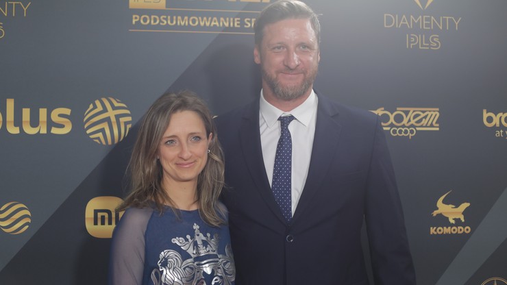 Piotr Gruszka z żoną Aleksandrą 