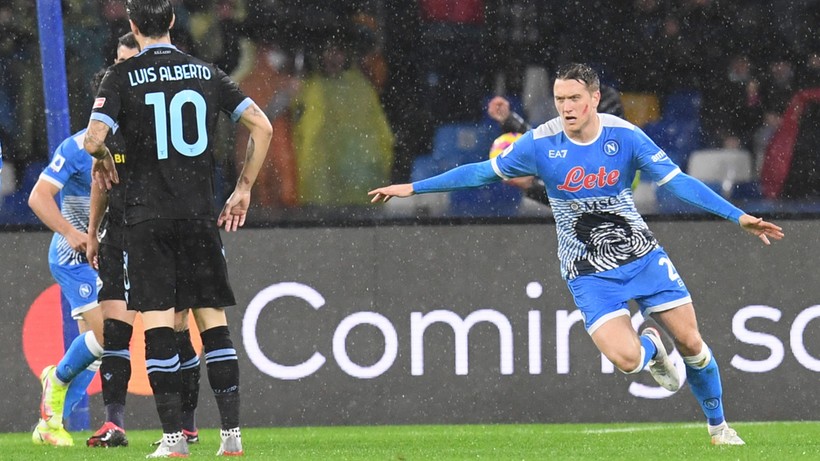 Napoli - Lazio: Piotr Zieliński z kolejnym golem, pewna wygrana gospodarzy