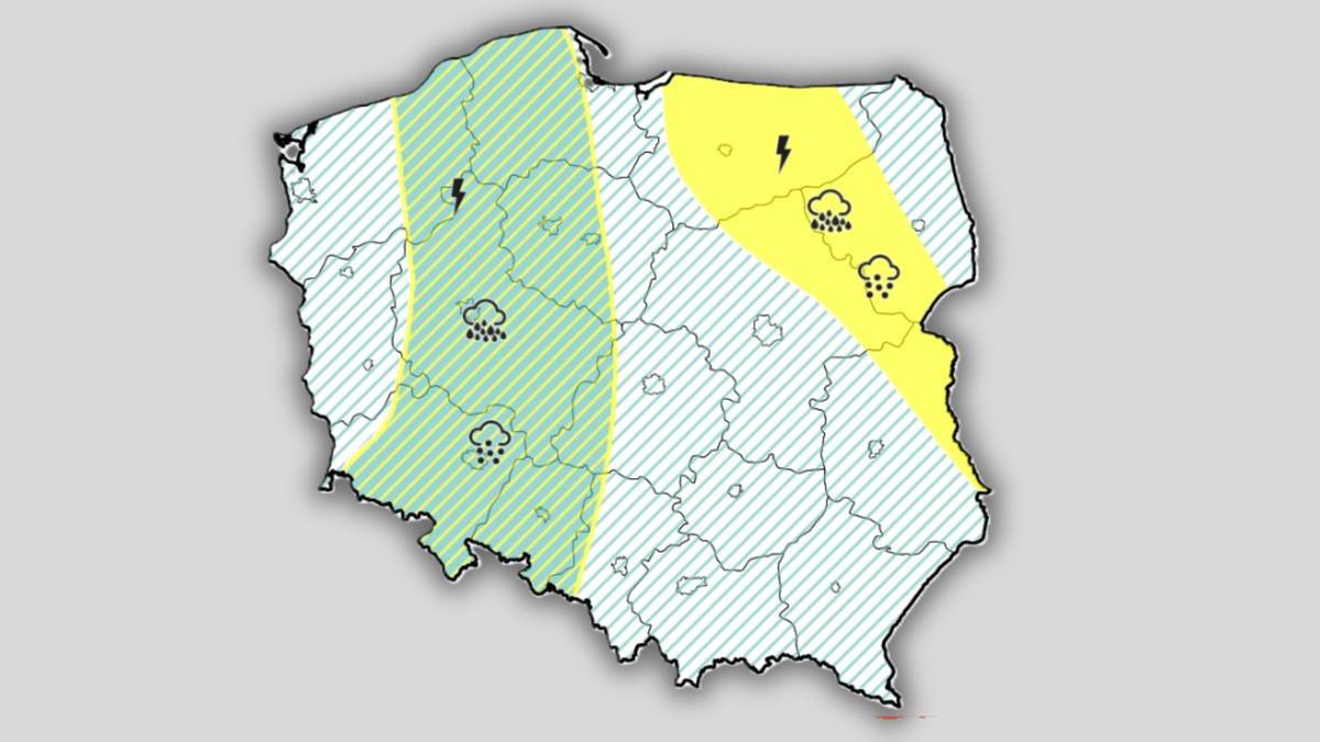 IMGW ostrzega przed burzami i silnymi opadami deszczu