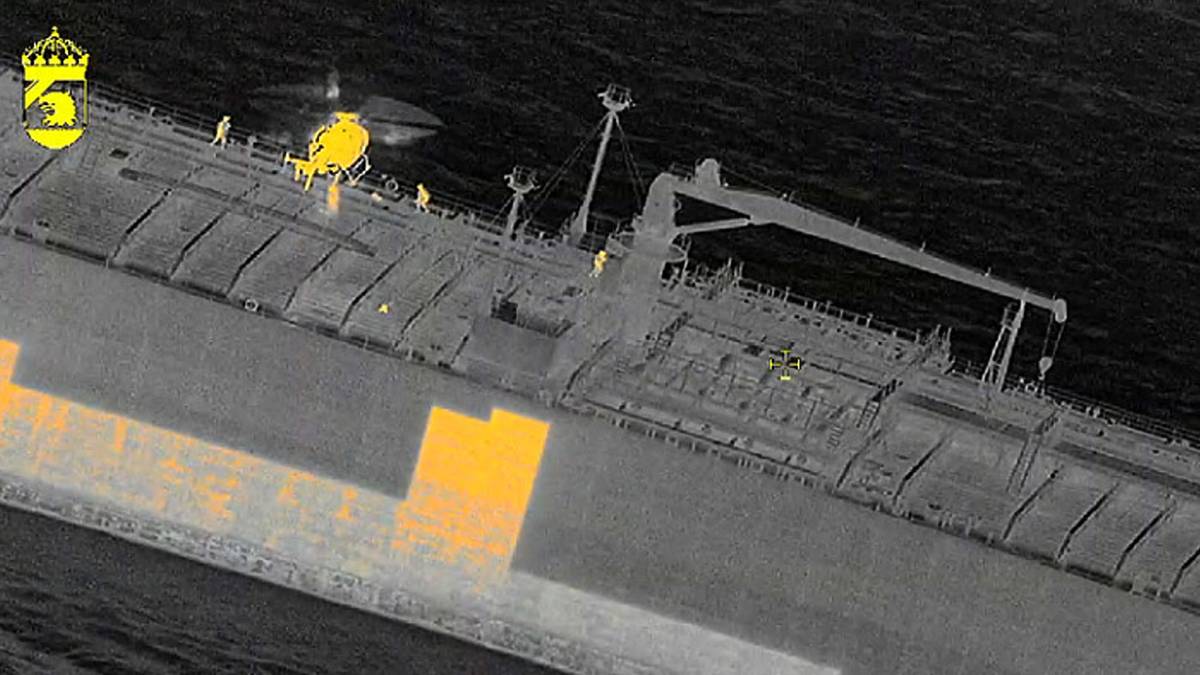 Podejrzewali, iż należy do "floty cieni". Szwedzkie służby wydały komunikat
