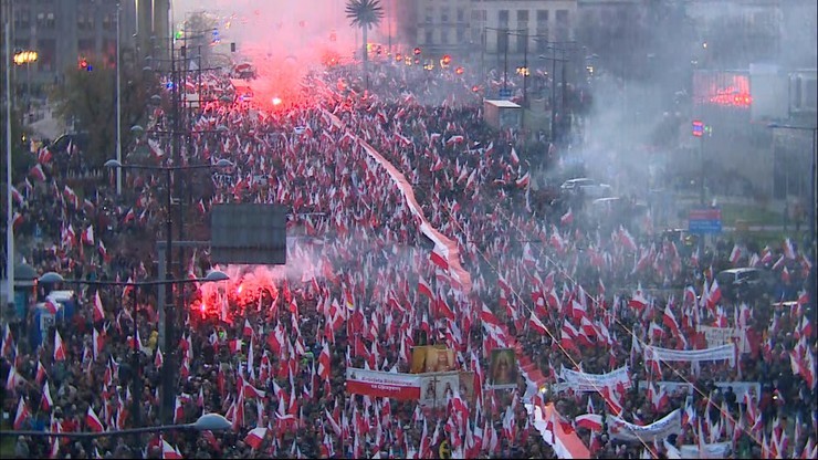 Marsz Niepodległości pomimo epidemii. "Zgromadzenia środowisk lewackich odbywają się bez problemu"