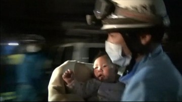 "Cud" w Japonii. 8-miesięczne dziecko uratowane spod gruzów domu