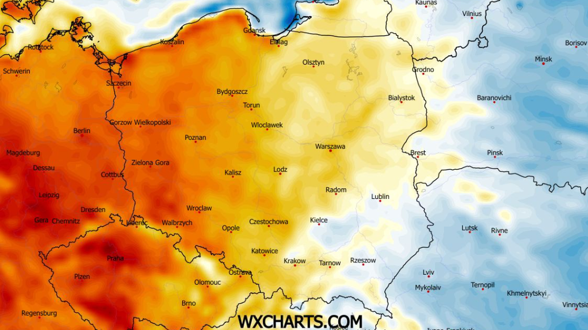 Ciepłe powietrze może zacząć napływać do Polski z zachodu w okolicach 3 maja