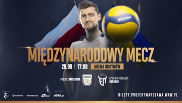 Projekt Warszawa zagra z mistrzem Ukrainy i zaprezentuje swój skład na nowy sezon