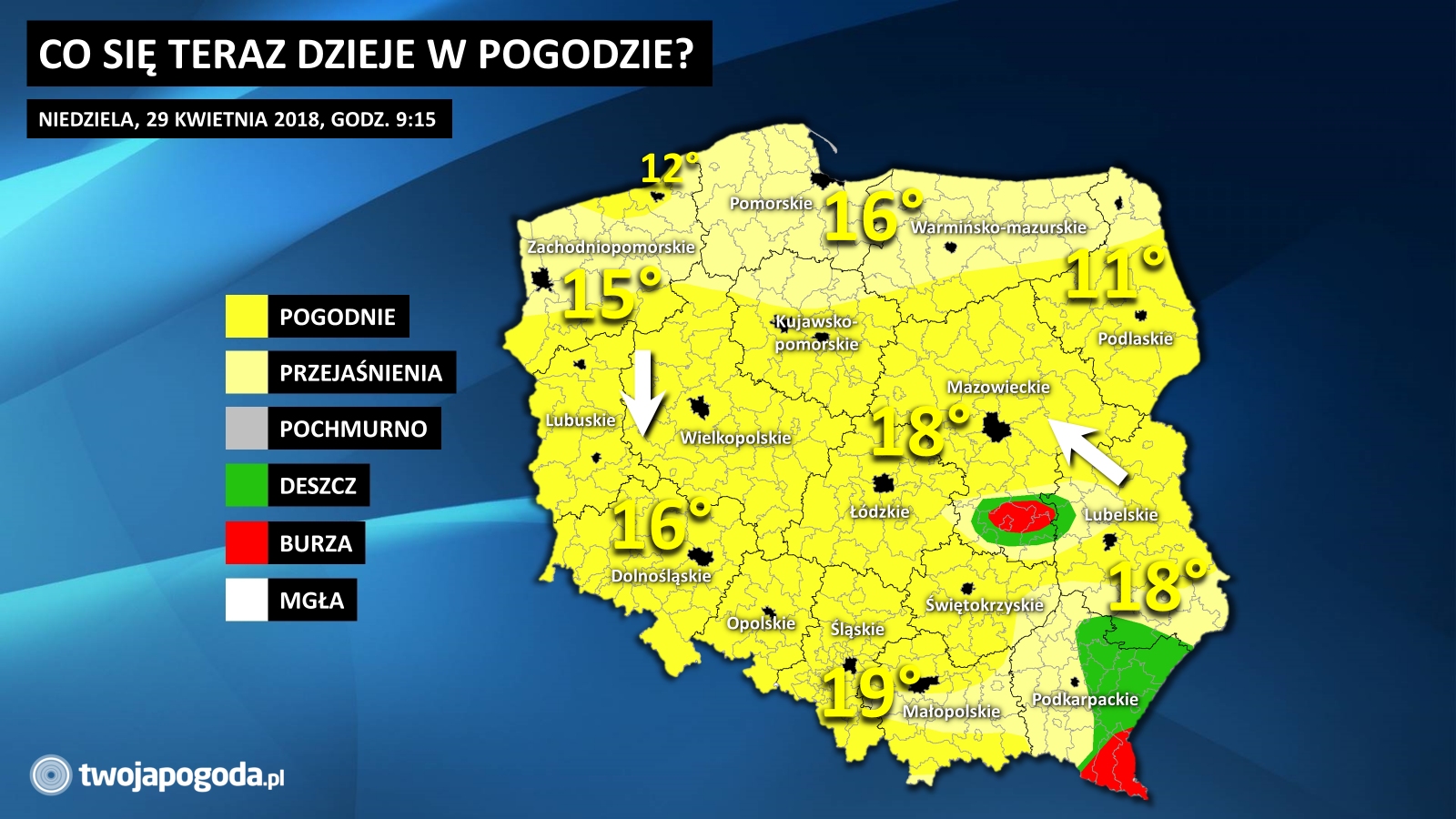 Co się dzieje teraz w pogodzie?