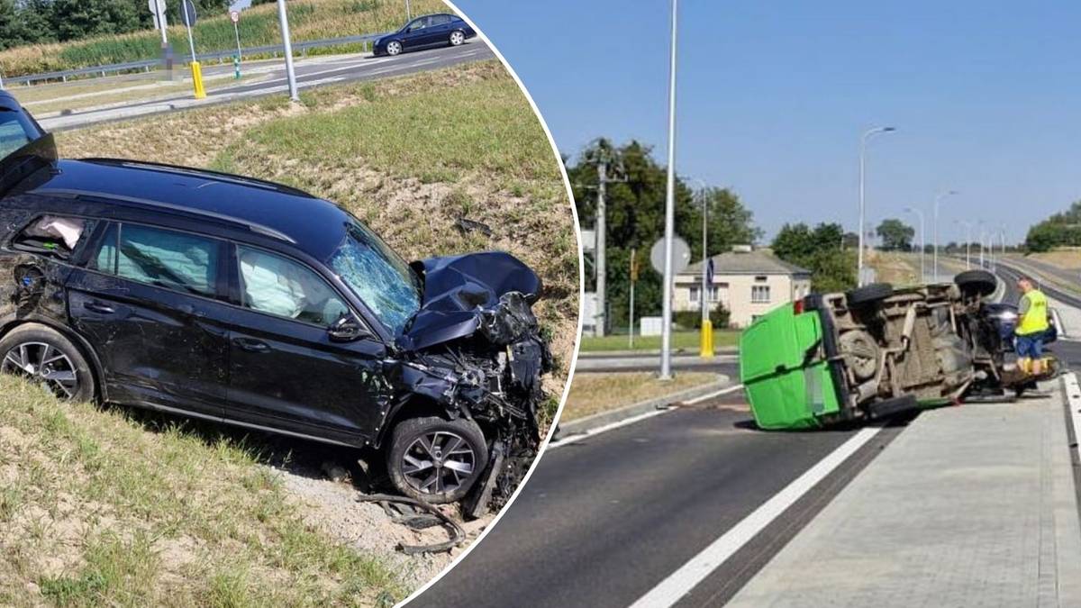 Tragiczny wypadek na obwodnicy. Nie żyje kierowca, dzieci w szpitalu