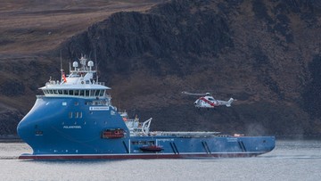 Katastrofa rosyjskiego śmigłowca u wybrzeża Norwegii. Znaleziono ciało ofiary