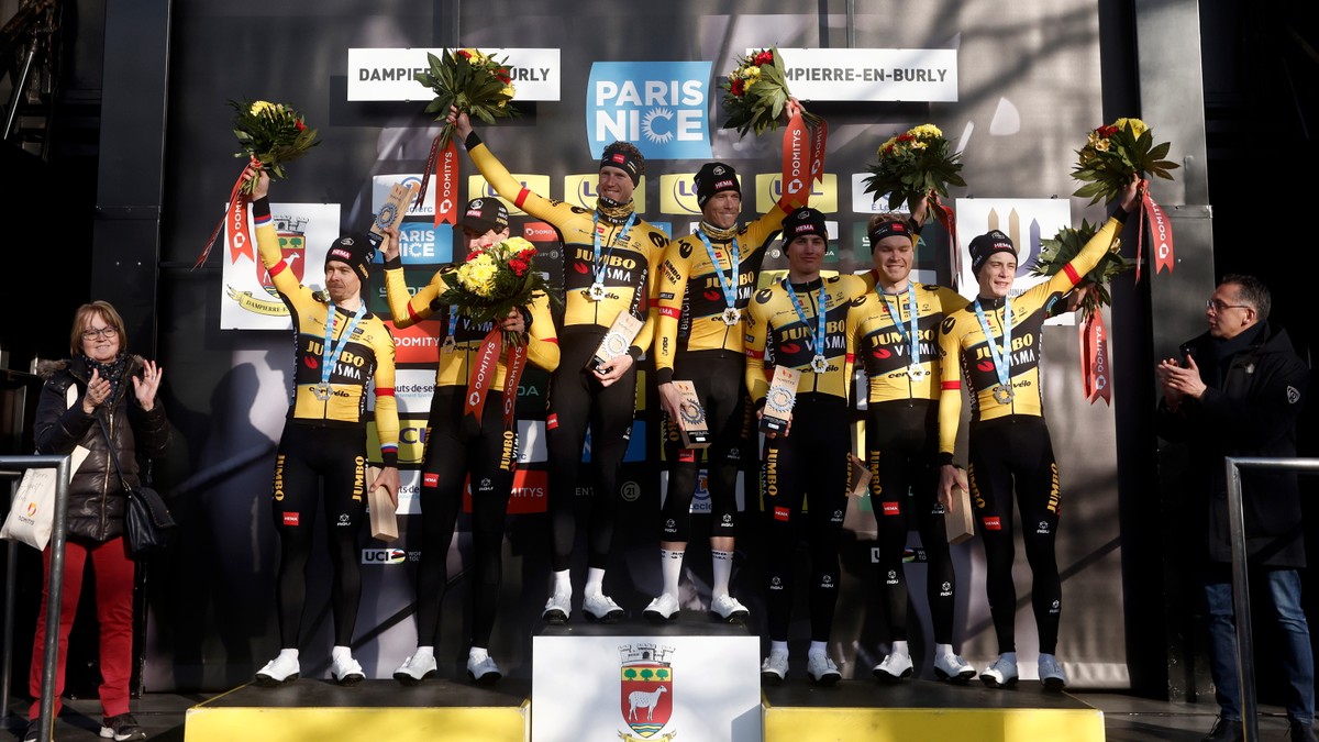 Team Jumbo-Visma najszybszy w drużynowej "czasówce" podczas Paryż-Nicea