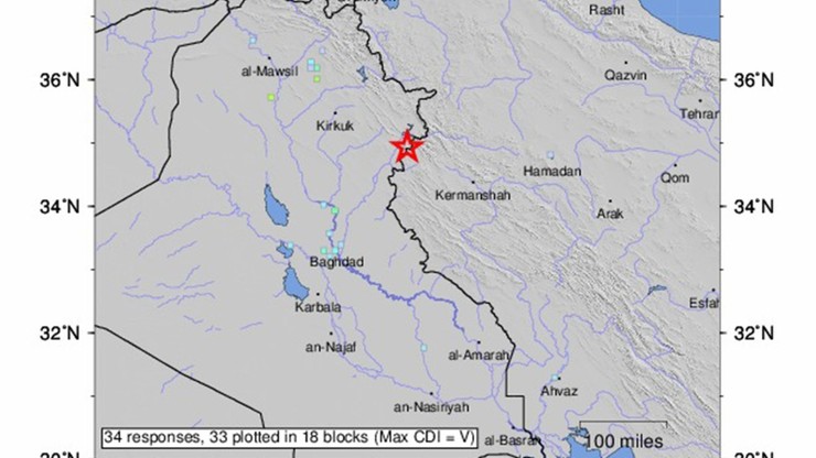 Trzęsienie ziemi na pograniczu iracko-irańskim. Są zabici i ranni