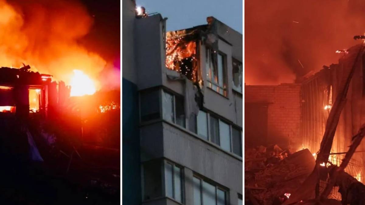 Nocny nalot dronów na Ukrainę. Rosja atakowała dwa miasta