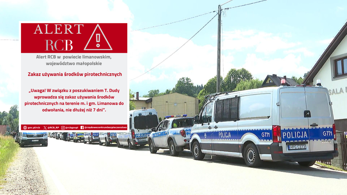 Alert RCB ws. poszukiwanego 57-latka. Wojewoda wydał zakaz