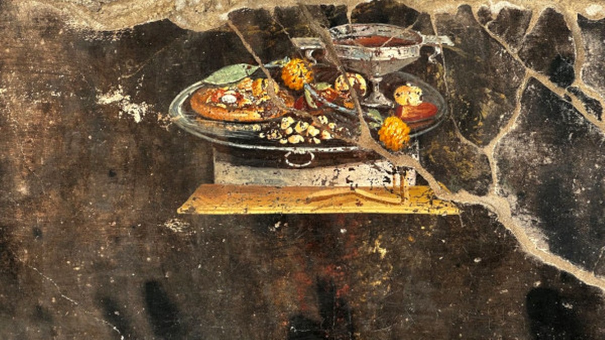Włochy: Poprzedniczka pizzy na starożytnym malowidle. Archeolodzy odkryli niezwykły fresk
