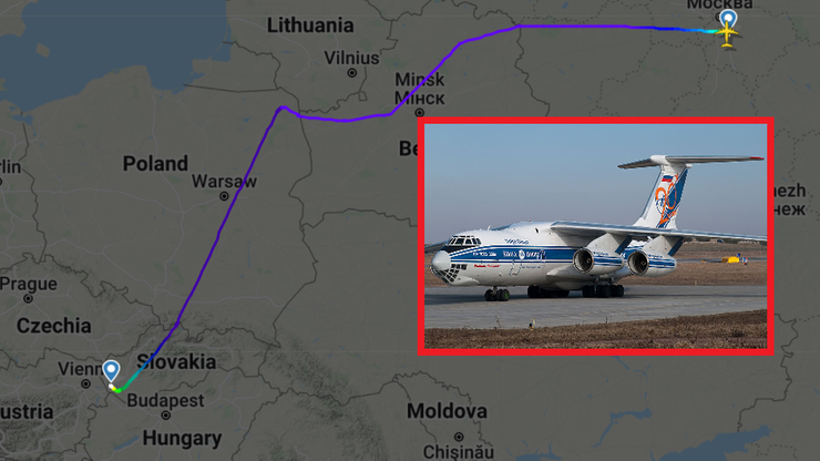 Rosyjski samolot wleciał nad Polskę. Słowackie media: przewoził paliwo jądrowe