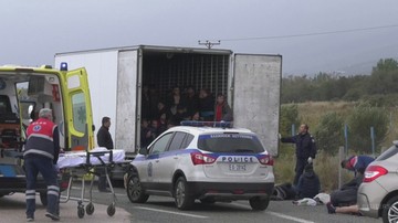 41 migrantów ukrywało się w ciężarówce-chłodni. Niektórzy trafili do szpitala