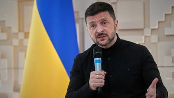 "Ma apetyt nie tylko na Ukrainę". Zełenski reaguje na słowa Putina