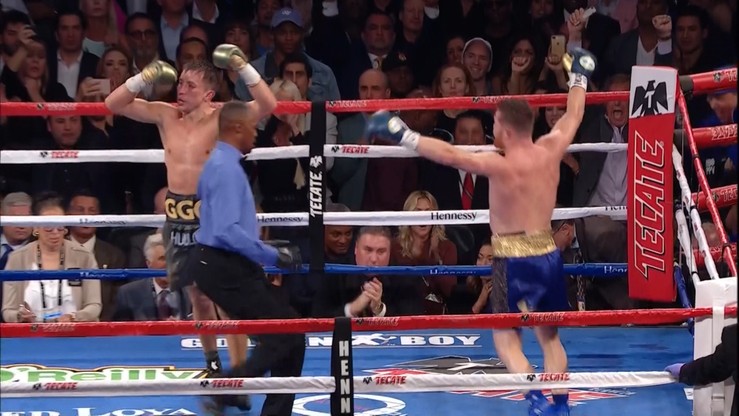 Pindera o Canelo - GGG: Czapki z głów