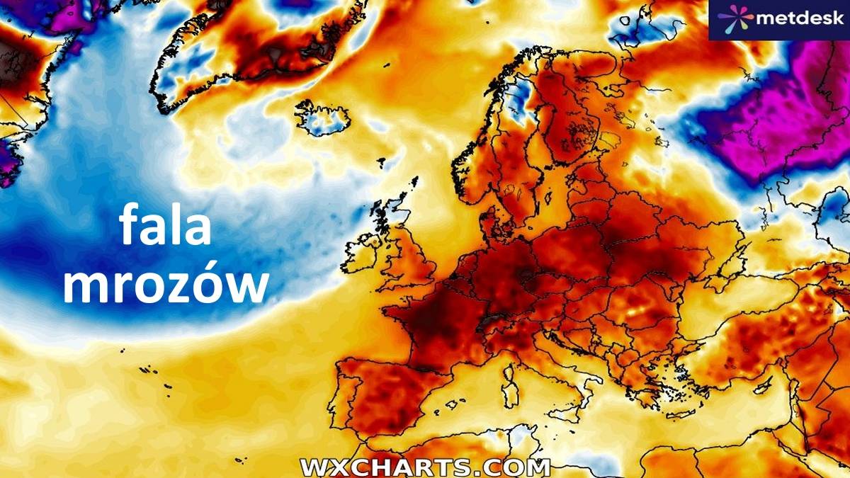 Czekają nas duże zmiany w pogodzie nad Europą. Fot. Wxcharts.com