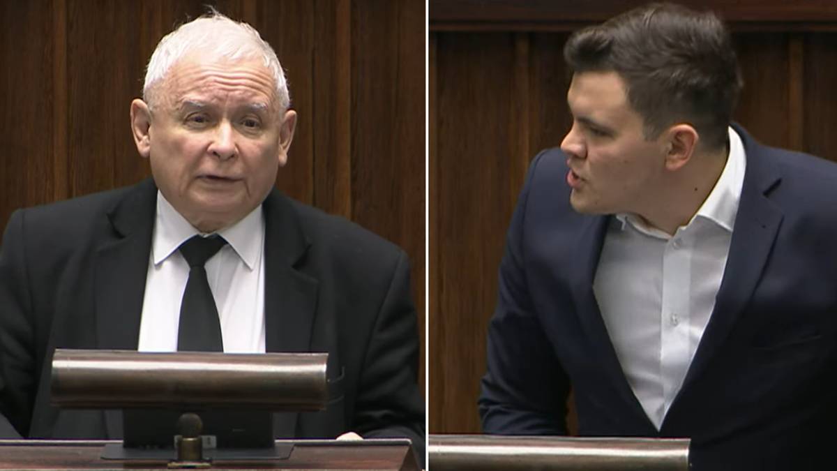 Spięcie w Sejmie. Jarosław Kaczyński odpowiedział Adamowi Gomole