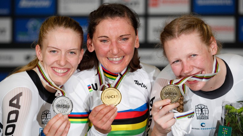 Niemieckie mistrzynie olimpijskie w kolarstwie pomagają ofiarom wojny w Ukrainie