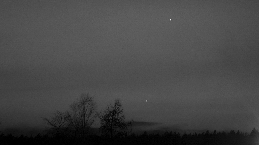 Merkury i Wenus o zmierzchu. Fot. TwojaPogoda.pl