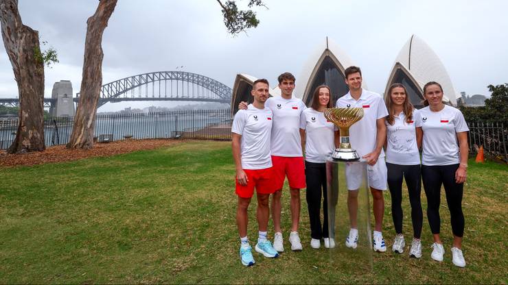 Reprezentacja Polski po zwycięstwie na United Cup