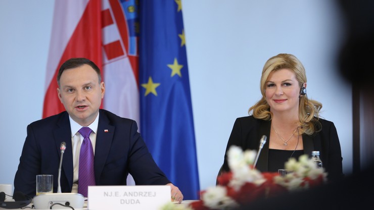 "To polskie morze". Chorwacka prezydent przekazała Andrzejowi Dudzie zaproszenie dla Polaków nad Adriatyk