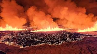 19.12.2023 05:58 Rozpoczęła się erupcja wulkanu na Islandii. Fontanny lawy zbliżają się do Grindaviku