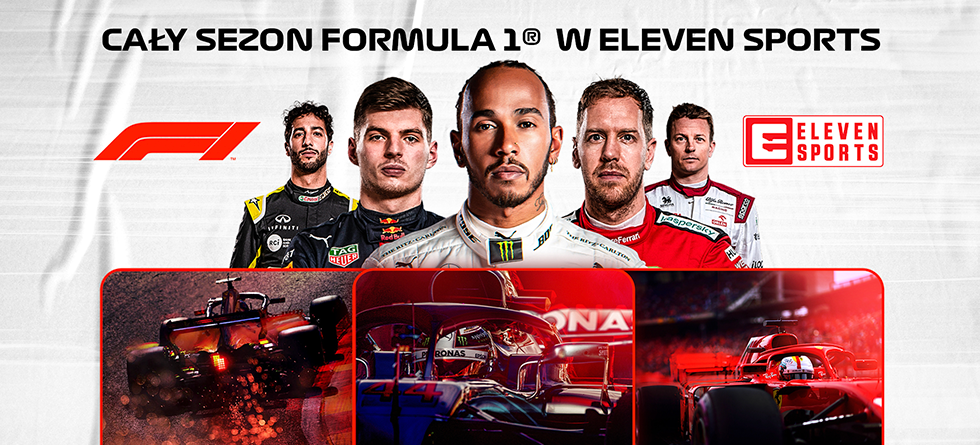 Trzy weekendy z Formula 1® na żywo w Eleven Sports