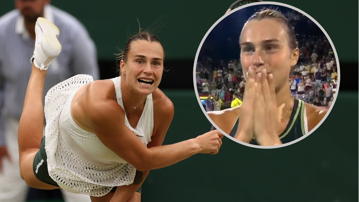 Aryna Sabalenka nie powstrzymała emocji. Spojrzała na trybuny i zalała się łzami (WIDEO)