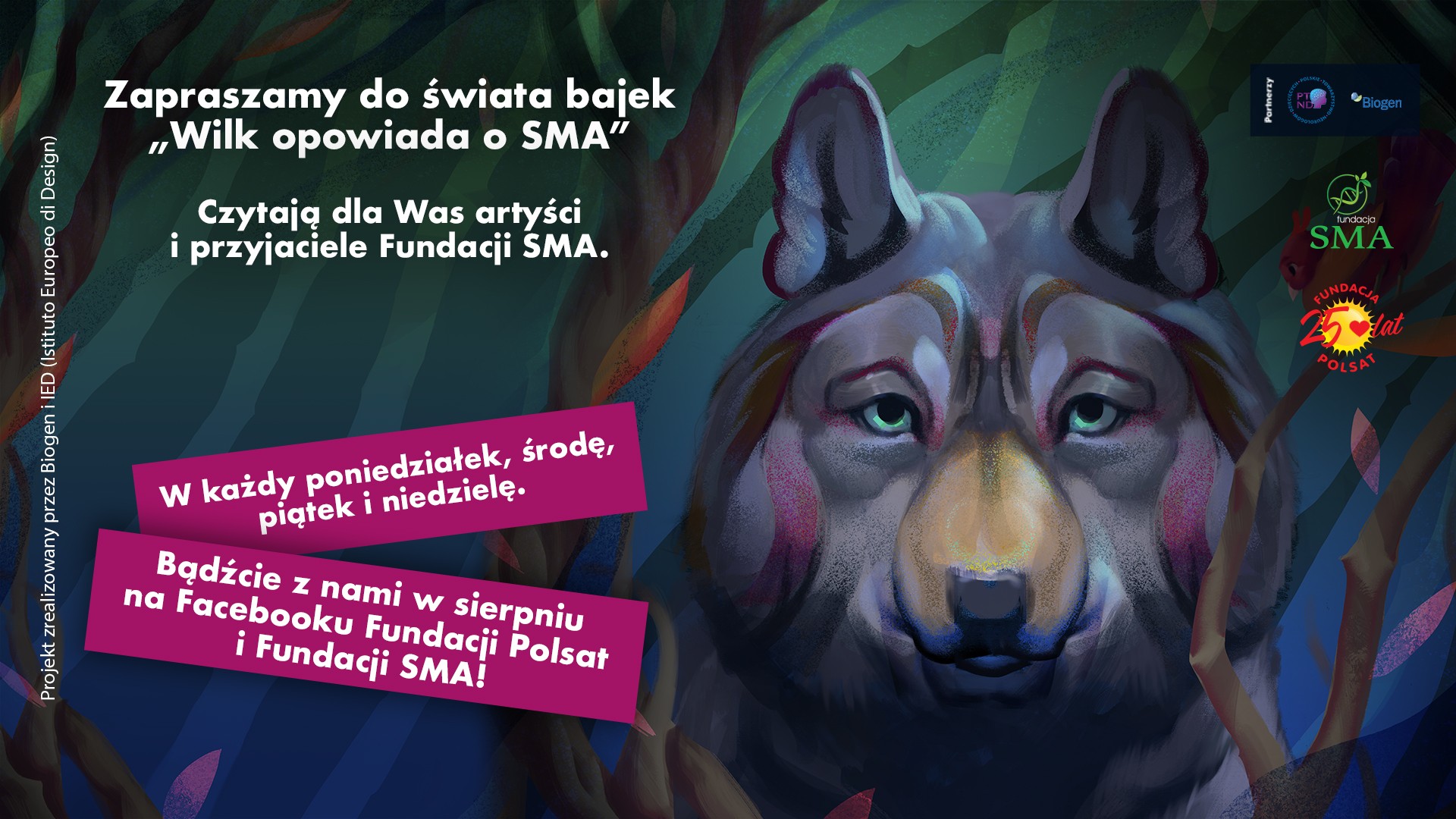 „Wilk opowiada o SMA - znani i lubiani czytają bajki dla dzieci”