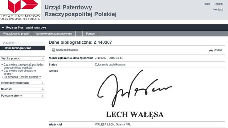 Porównaj podpisy: z akt IPN i Lecha Wałęsy z Urzędu Patentowego