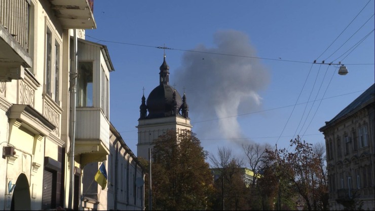 Wojna w Ukrainie. Eksplozje we Lwowie i kilku innych miastach