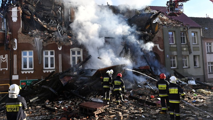 Zachodniopomorskie: wybuch gazu w kamienicy w Mieszkowicach. Jedna osoba ciężko ranna