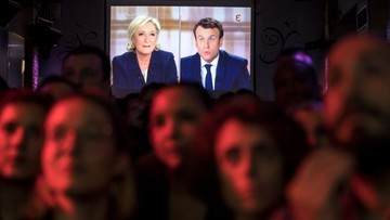Wyjątkowa debata przedwyborcza we Francji. Sondaż: bardziej  przekonujący był Macron