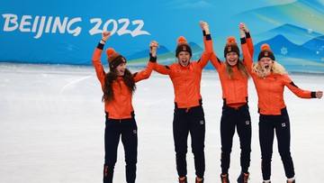 Pekin 2022: Zwycięstwo Holenderek w sztafecie, Polki na szóstym miejscu