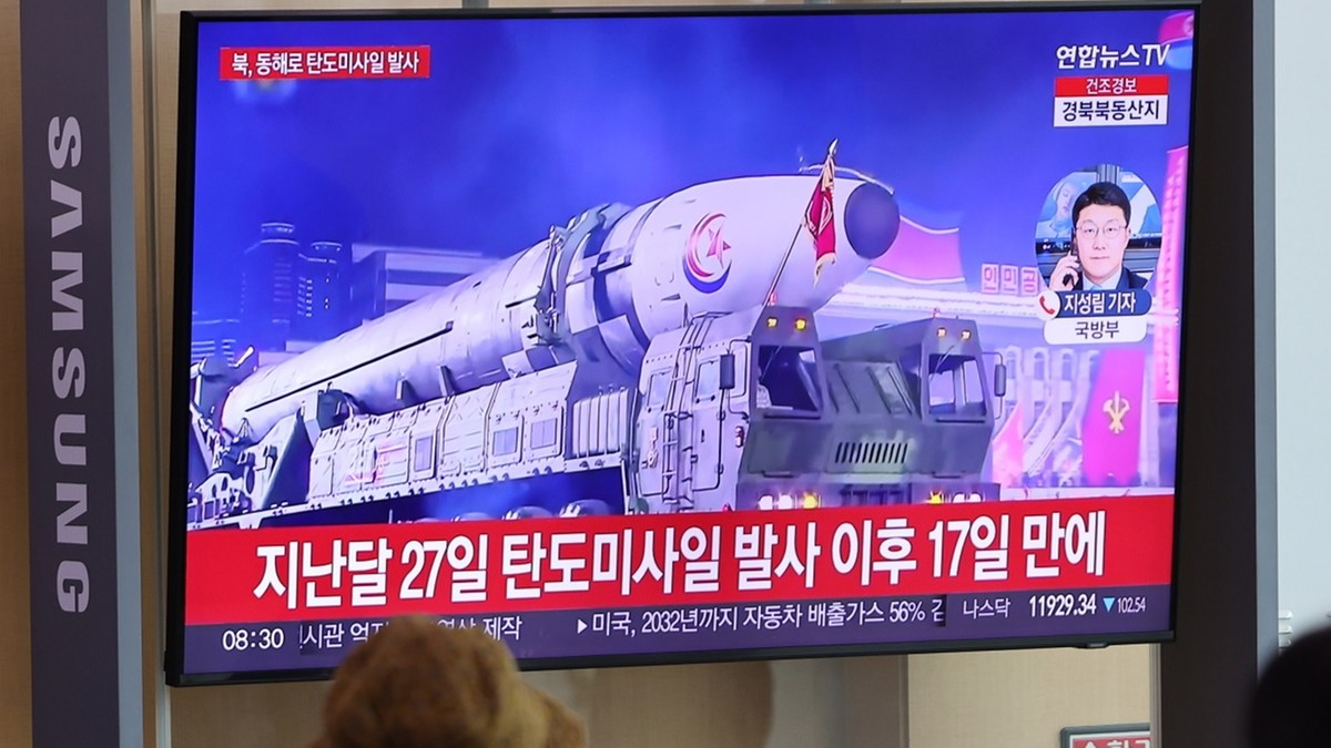 Korea Północna wystrzeliła pocisk balistyczny. Alarm w Japonii