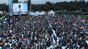 Ponad milion osób na papieskiej mszy w Bogocie