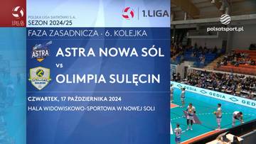 Astra Nowa Sól - Olimpia Sulęcin. Skrót meczu 