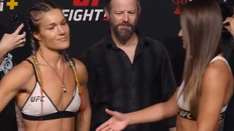 UFC: Felice Herrig zignorowała Karolinę Kowalkiewicz na ceremonii ważenia (WIDEO)